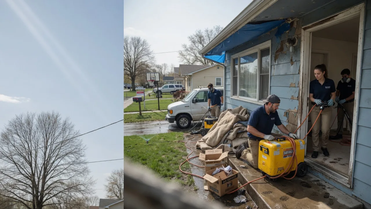 Basement Flood Cleanup in Sulphur Springs, IN near me